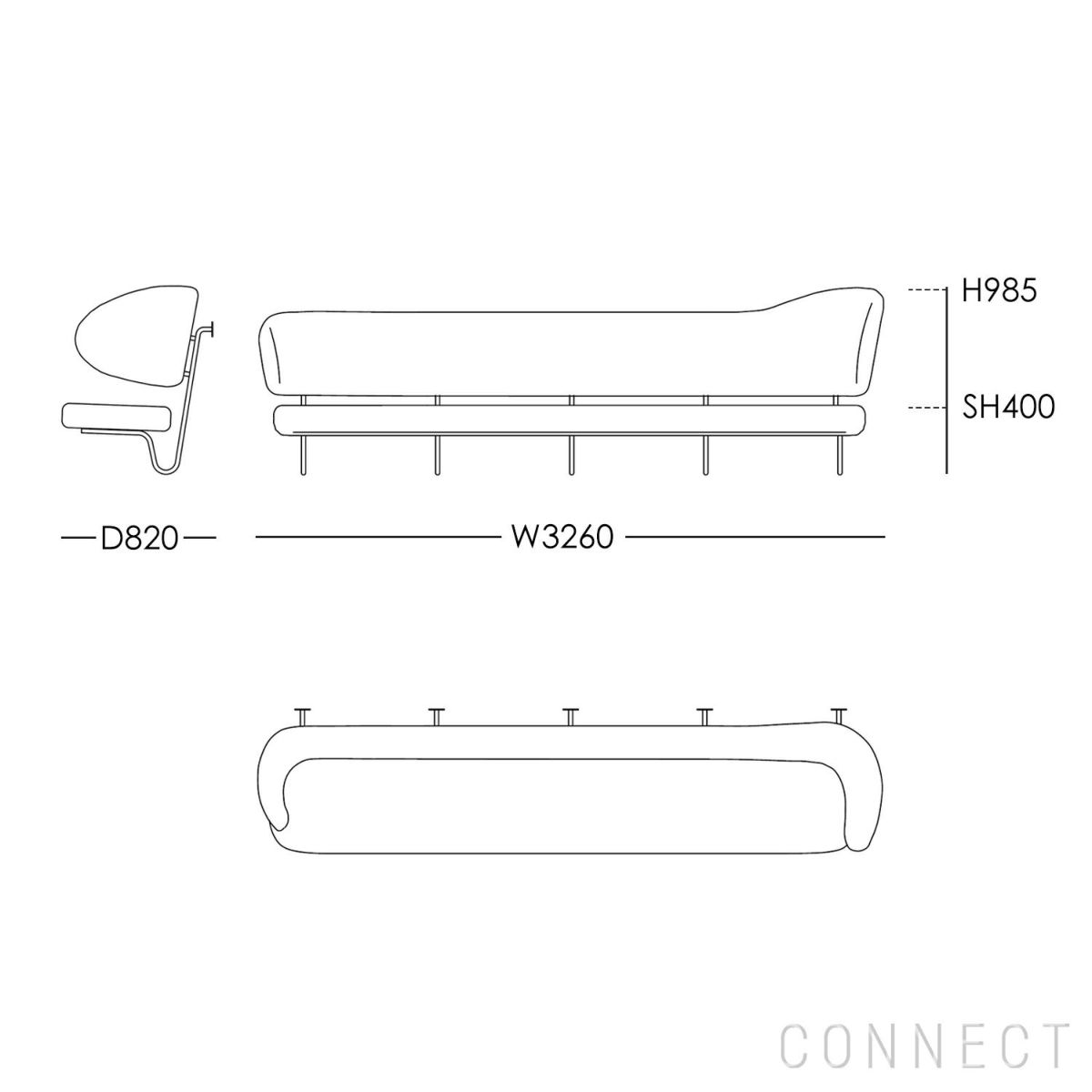 HOUSE OF FINN JUHL（ハウス・オブ・フィンユール） / WALL SOFA AUBERTIN（ウォールソファオーベルタン） / Sunniva 0183・0242（スニバ）