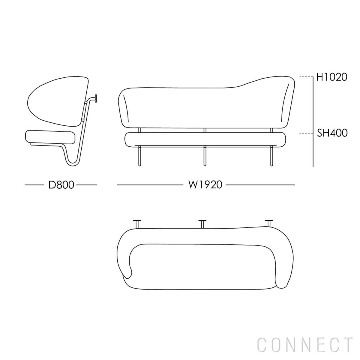 HOUSE OF FINN JUHL（ハウス・オブ・フィンユール） / WALL SOFA（ウォールソファ） / Remix 823・796（リミックス）