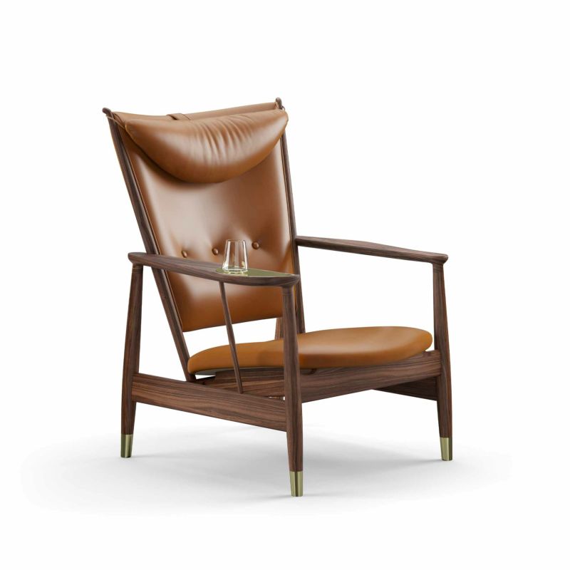 HOUSE OF FINN JUHL（ハウス・オブ・フィンユール） / WHISKY CHAIR（ウィスキーチェア） / ウォルナット材・オイル仕上げ・エレガンスレザー（Elegance Walnut） / ラウンジチェア
