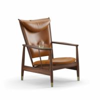 HOUSE OF FINN JUHL（ハウス・オブ・フィンユール） / WHISKY CHAIR（ウィスキーチェア） / ウォルナット材・オイル仕上げ・エレガンスレザー（Elegance Walnut） / ラウンジチェア