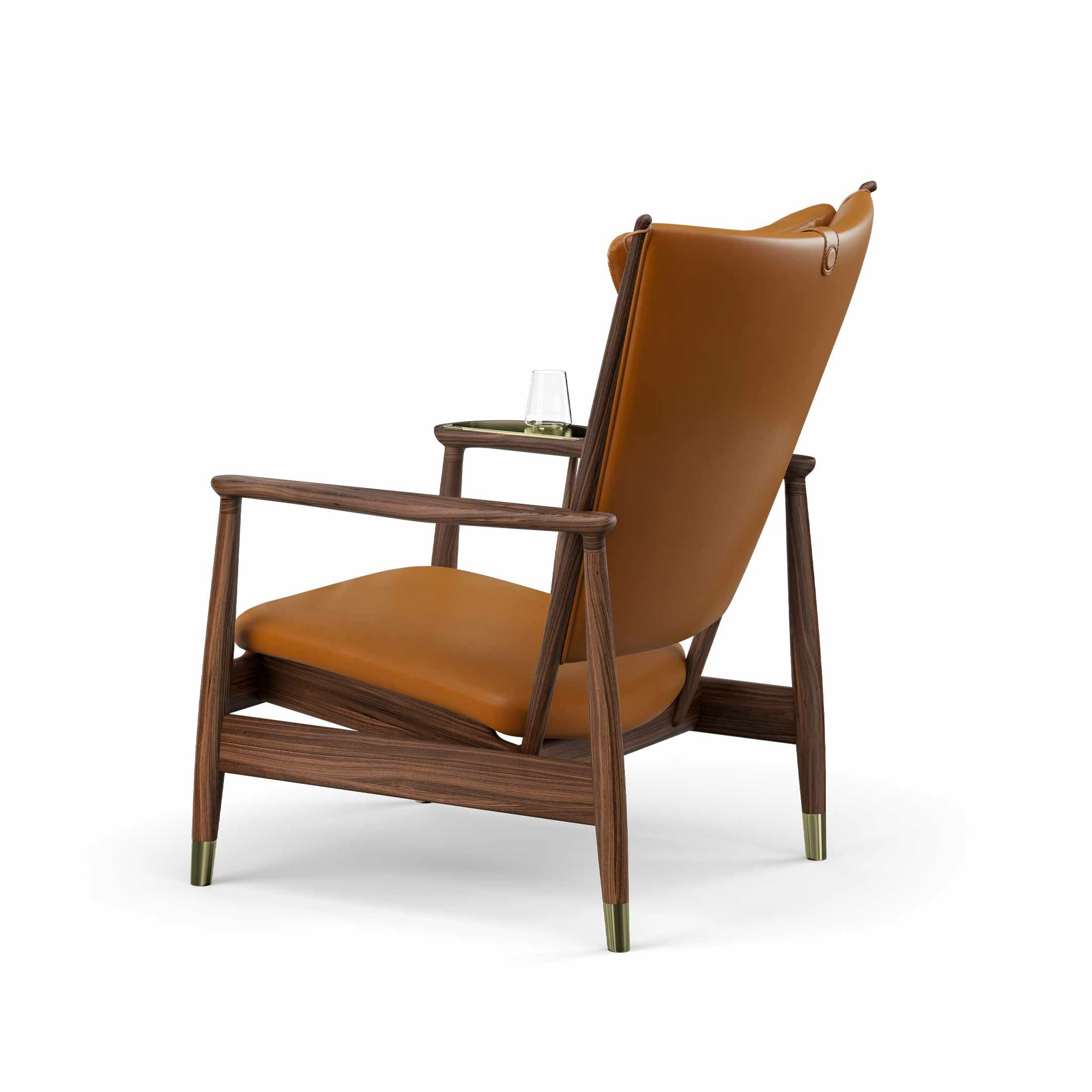 HOUSE OF FINN JUHL（ハウス・オブ・フィンユール） / WHISKY CHAIR（ウィスキーチェア） / ウォルナット材・オイル仕上げ・エレガンスレザー（Elegance Walnut） / ラウンジチェア