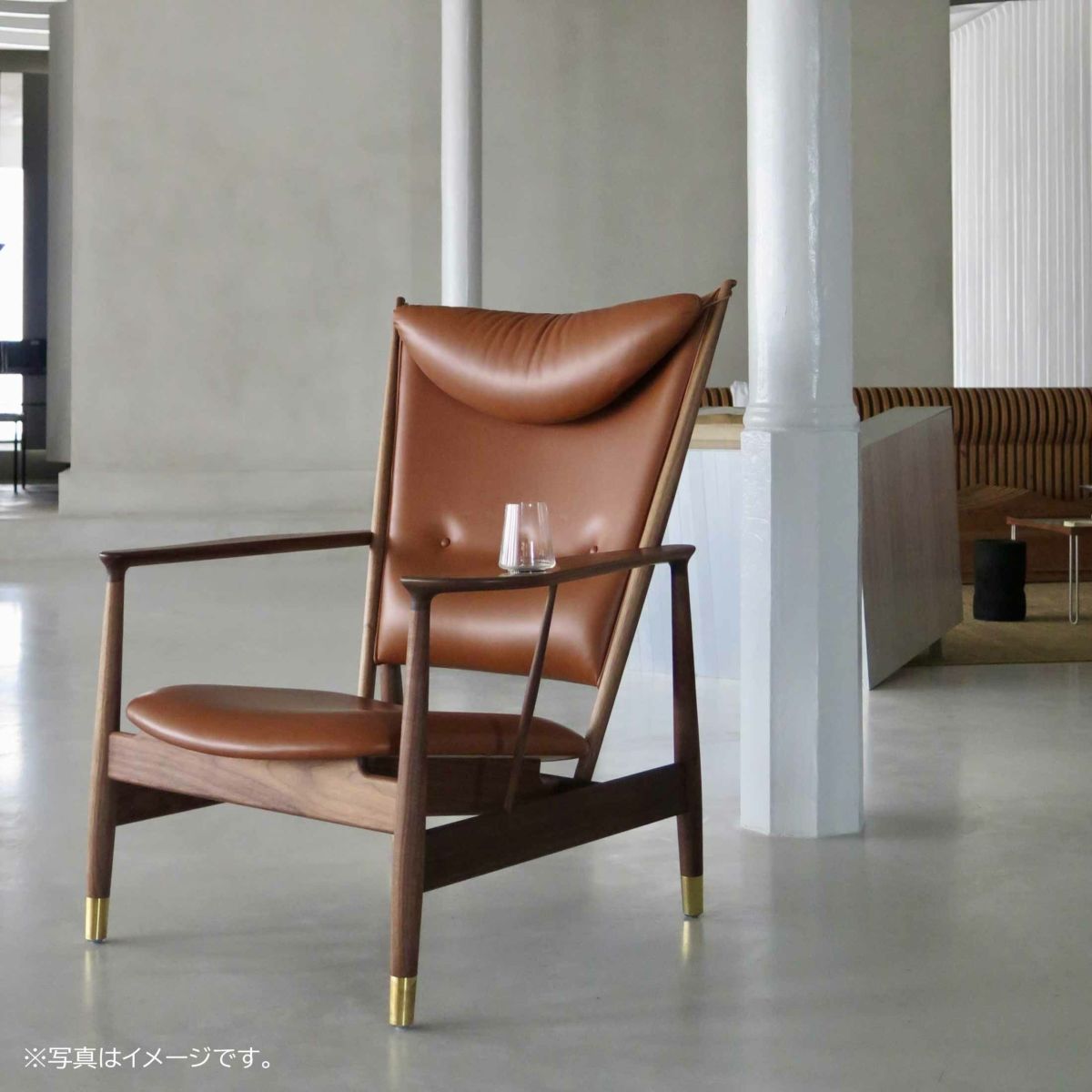 HOUSE OF FINN JUHL（ハウス・オブ・フィンユール） / WHISKY CHAIR（ウィスキーチェア） / ウォルナット材・オイル仕上げ・エレガンスレザー（Elegance Walnut） / ラウンジチェア