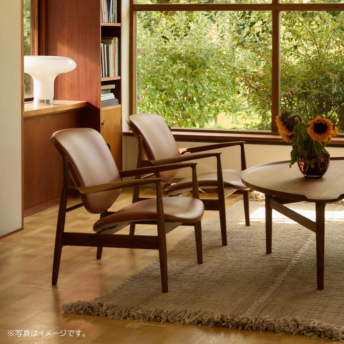 HOUSE OF FINN JUHL（ハウス・オブ・フィンユール） / FRANCE CHAIR（フランスチェア） / ウォルナット材・オイル仕上げ・エレガンスレザー（Elegance Walnut） / ラウンジチェア