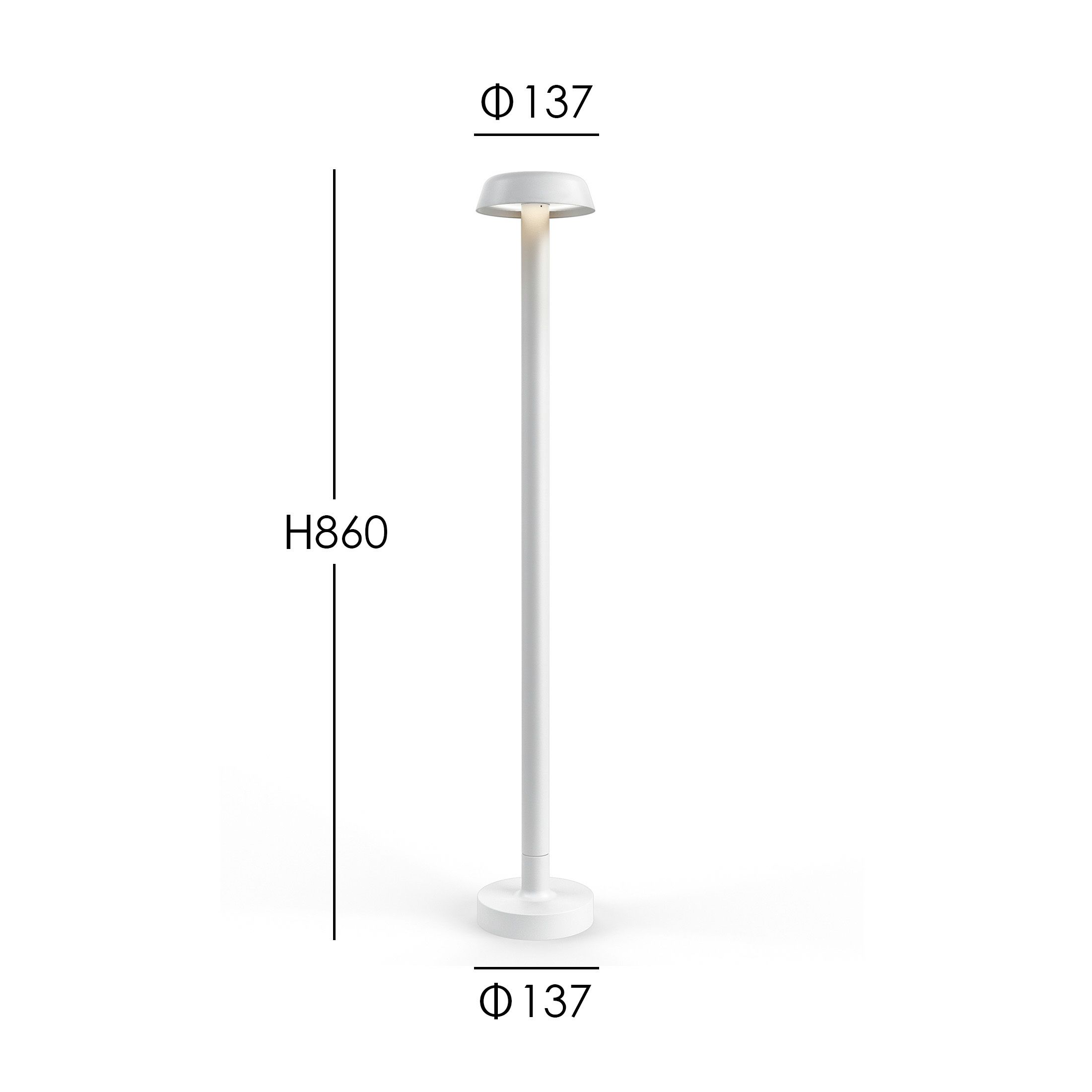 FLOS（フロス） / BELVEDERE CLOVE 2（ベルヴェデーレ グローヴ） / H860 / 3000K / 全5色 / 庭園灯