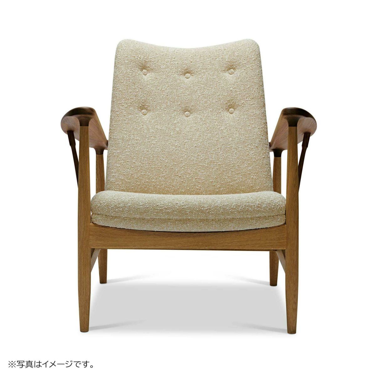 HOUSE OF FINN JUHL（ハウス・オブ・フィンユール） / KETTELHUT CHAIR（ケッテルハットチェア） / オーク材・ウォルナット材・オイル仕上げ / Sahco Zero（ゼロ）001