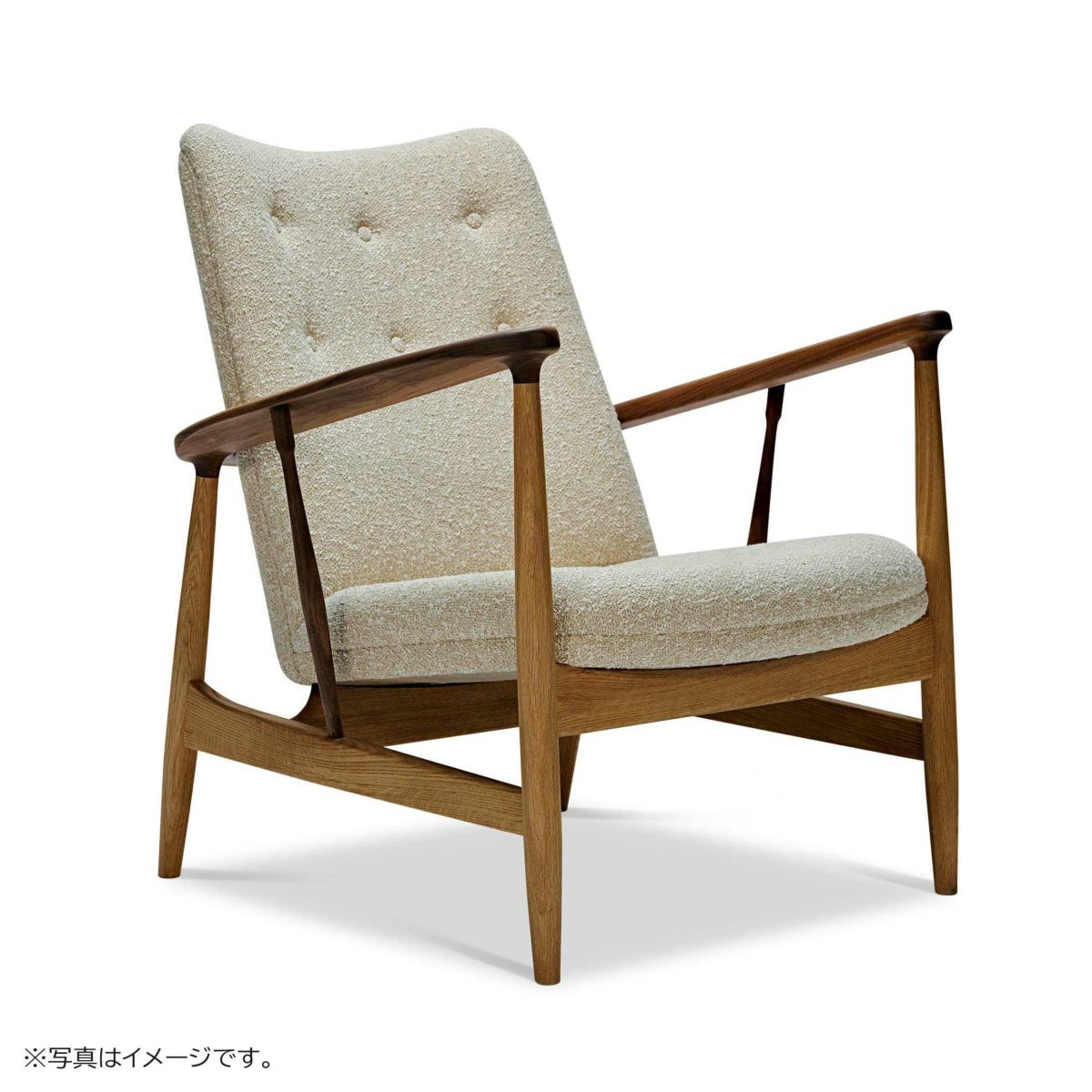 HOUSE OF FINN JUHL（ハウス・オブ・フィンユール） / KETTELHUT CHAIR（ケッテルハットチェア） / オーク材・ウォルナット材・オイル仕上げ / Sahco Zero（ゼロ）001