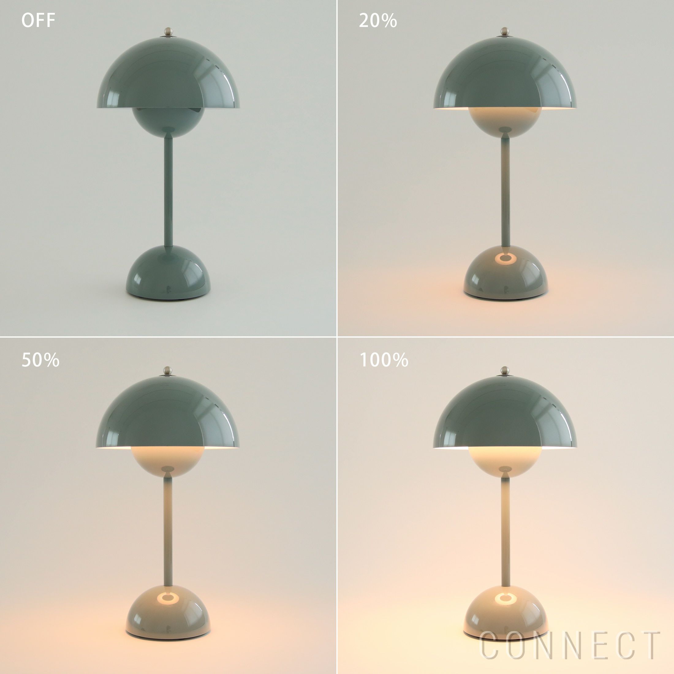 &Tradition（アンドトラディション） / Flowerpot Portable VP9 MG（フラワーポット ポータブル VP9 MG） / 全9色 / テーブルランプ