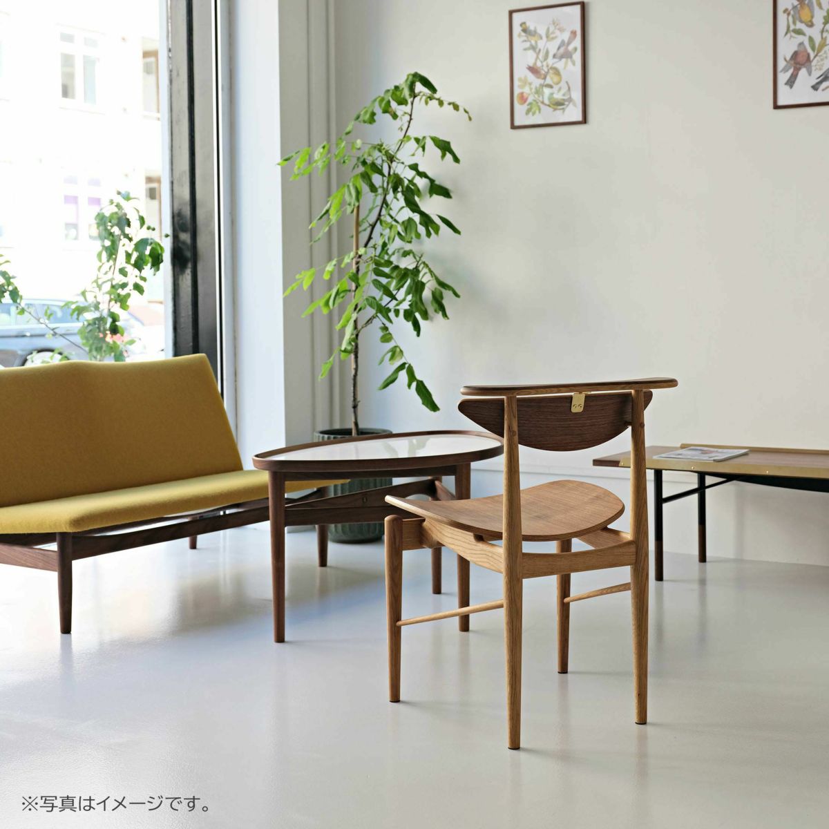 HOUSE OF FINN JUHL（ハウス・オブ・フィンユール） / READING CHAIR W（リーディングチェア） / オーク材・ウォルナット材・ダークオイル仕上げ（べニヤタイプ） / チェア