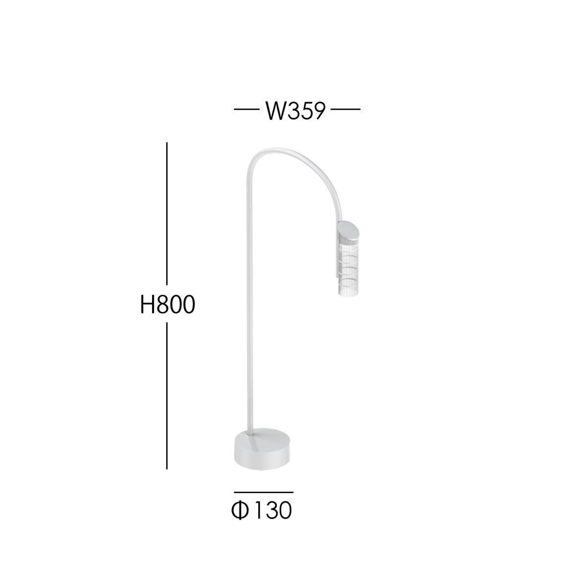 FLOS（フロス） / CAULE NEST BOLLARD 1（コーレ ネスト ボラード） / H800 / 3000K / 全6色 / 庭園灯