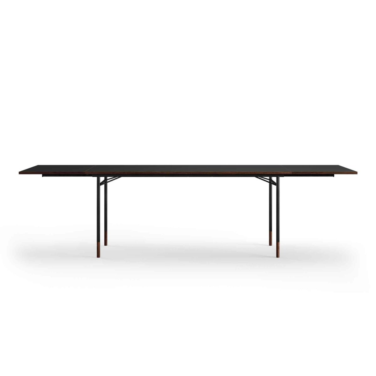 HOUSE OF FINN JUHL（ハウス・オブ・フィンユール） / NYHAVN DINING TABLE（ニューハウンダイニングテーブル） / ウォルナット材・オイル仕上げ・ブラックリノリウム天板