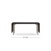 HOUSE OF FINN JUHL（ハウス・オブ・フィンユール） / NYHAVN DINING TABLE（ニューハウンダイニングテーブル） / ウォルナット材・オイル仕上げ・ブラックリノリウム天板