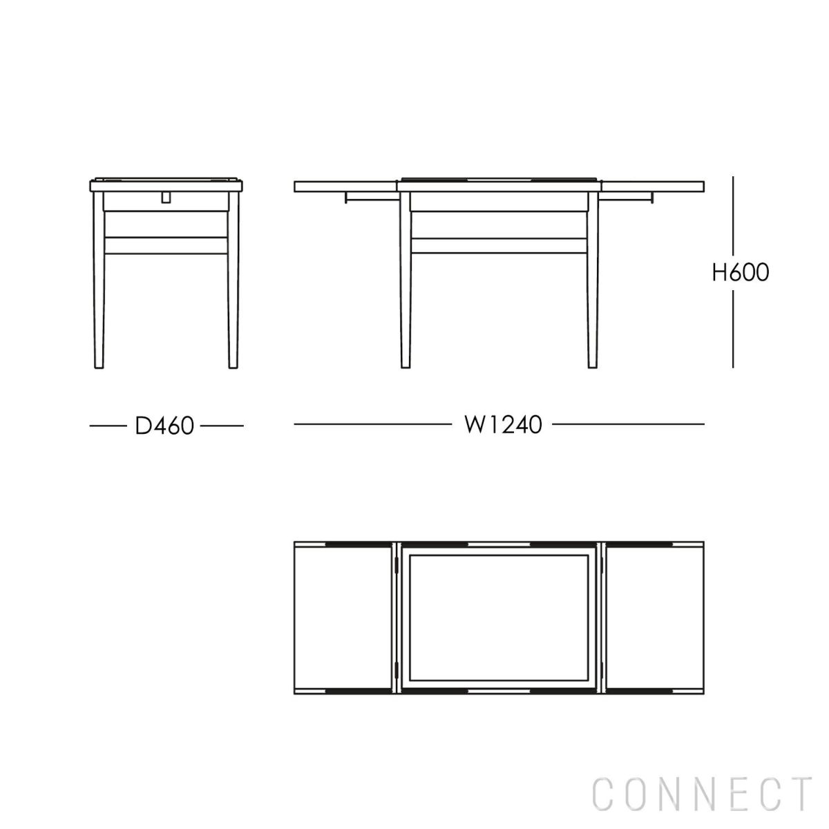 HOUSE OF FINN JUHL（ハウス・オブ・フィンユール） / ART COLLECTOR'S TABLE（アートコレクターズテーブル） / ウォルナット材・オイル仕上げ
