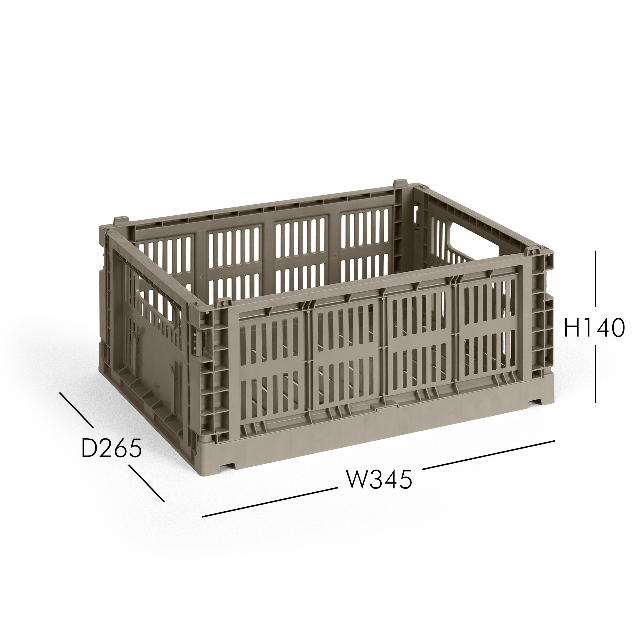 HAY（ヘイ） / COLOUR CRATE（カラークレート） / 全4色 / Mサイズ / 収納ボックス