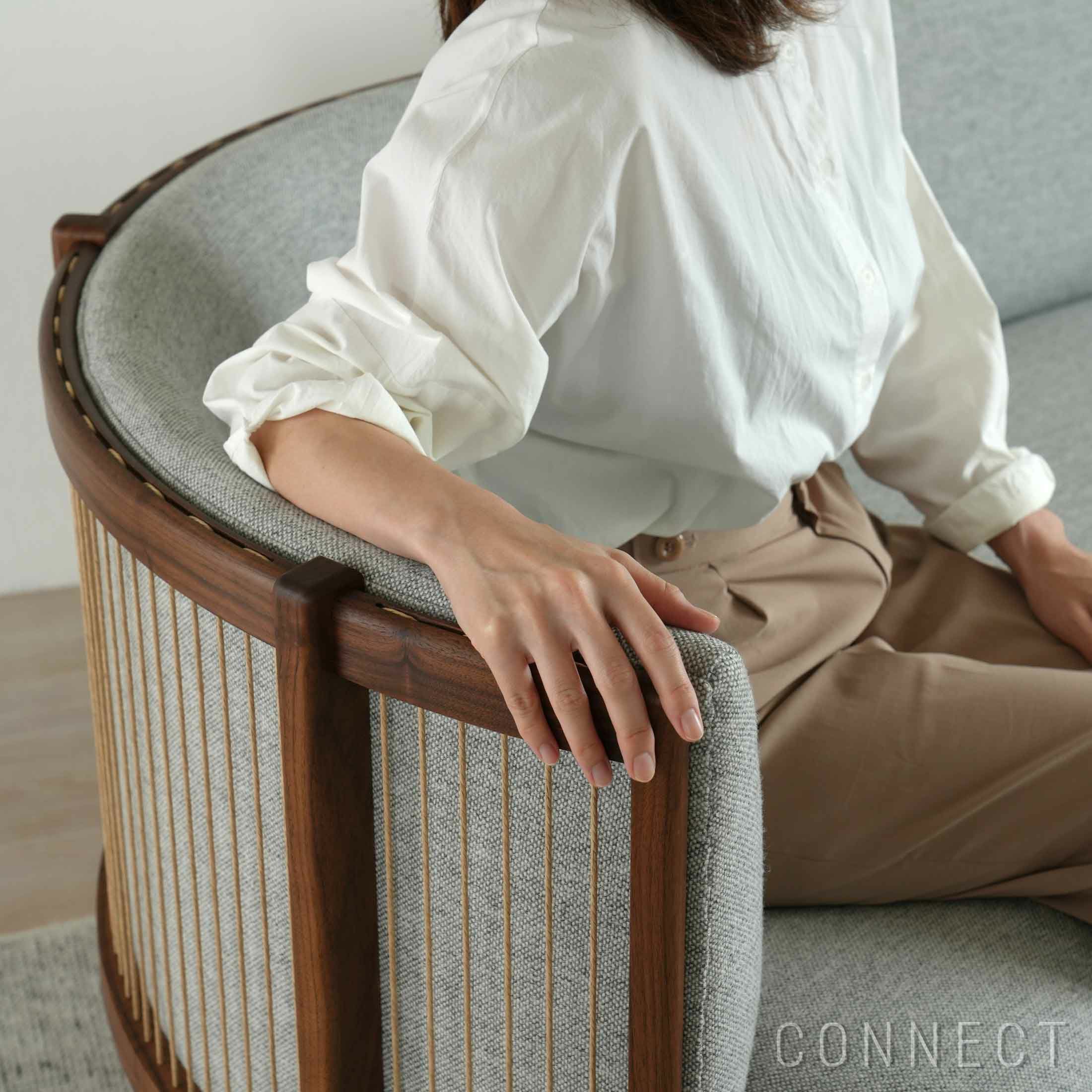 CARL HANSEN & SON （カール・ハンセン＆サン） / RF1903 SIDEWAYS SOFA（サイドウェイ・ソファ） / ウォルナット材・オイル仕上げ / Hallingdal 116（ハリンダル） / 2人掛け