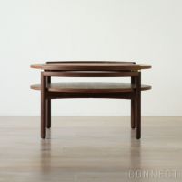CARL HANSEN & SON（カール・ハンセン＆サン） / RF1905 SIDEWAYS COFFEE TABLE（サイドウェイ・コーヒーテーブル） / ウォルナット材・ラミネート天板ブラック / サイドテーブル