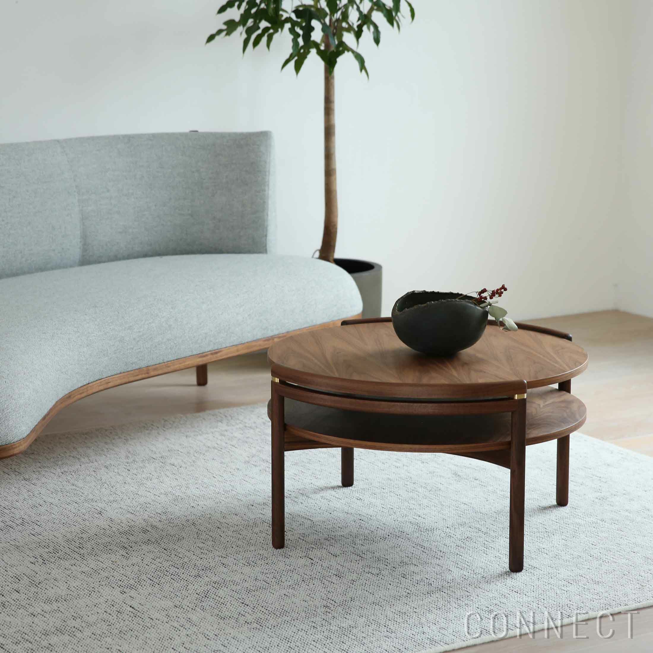 CARL HANSEN & SON（カール・ハンセン＆サン） / RF1905 SIDEWAYS COFFEE TABLE（サイドウェイ・コーヒーテーブル） / ウォルナット材・ラミネート天板ブラック / サイドテーブル