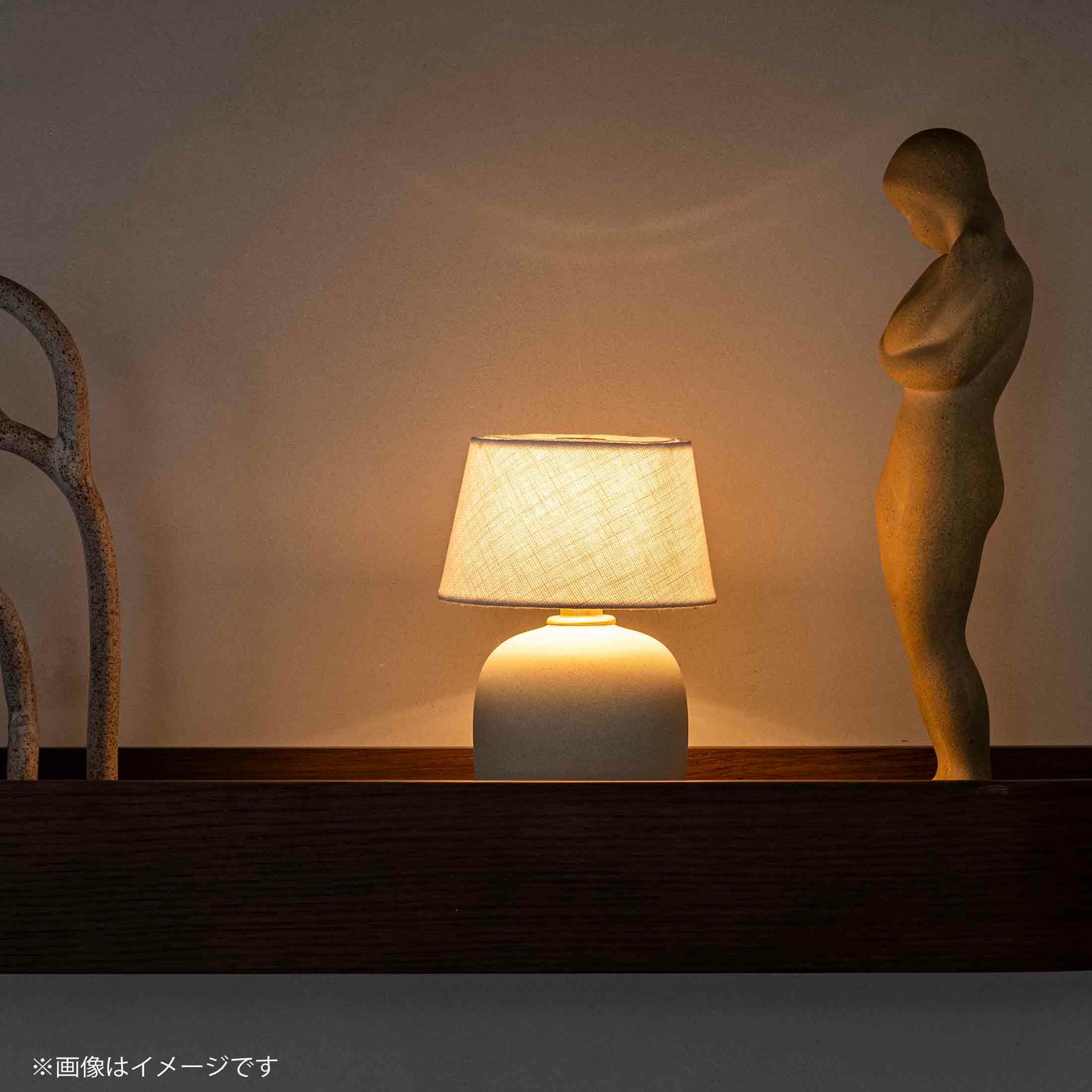 【ジャパンディセット】Audo Copenhagen（オドー・コペンハーゲン） / ANDROGYNE SIDE TABLE（アンドロジーン サイドテーブル）Φ50 / KUNIS BRECCIA STONE / 大理石 / ナチュラルオークベース+ TORSO PORTABLE LAMP （トルソー ポータブル ランプ） / 全3色 / テーブルランプ