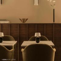 【ジャパンディセット】Audo Copenhagen（オドー・コペンハーゲン） / ANDROGYNE SIDE TABLE（アンドロジーン サイドテーブル）Φ50 / KUNIS BRECCIA STONE / 大理石 / ナチュラルオークベース+ TORSO PORTABLE LAMP （トルソー ポータブル ランプ） / 全3色 / テーブルランプ