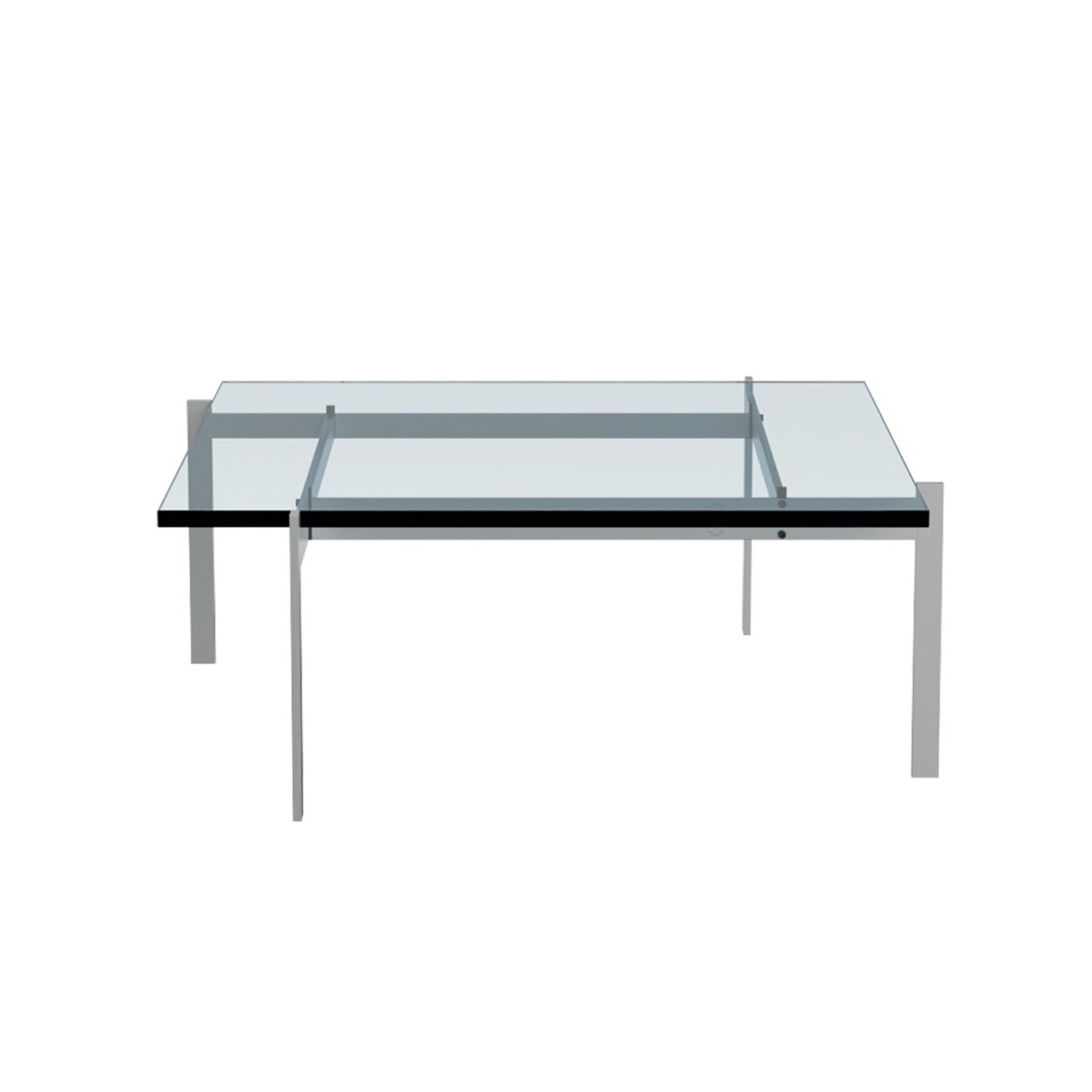 FRITZ HANSEN（フリッツ・ハンセン） / PK61 / ガラス / サテン仕上げステンレススチール / コーヒーテーブル / 80×80cm