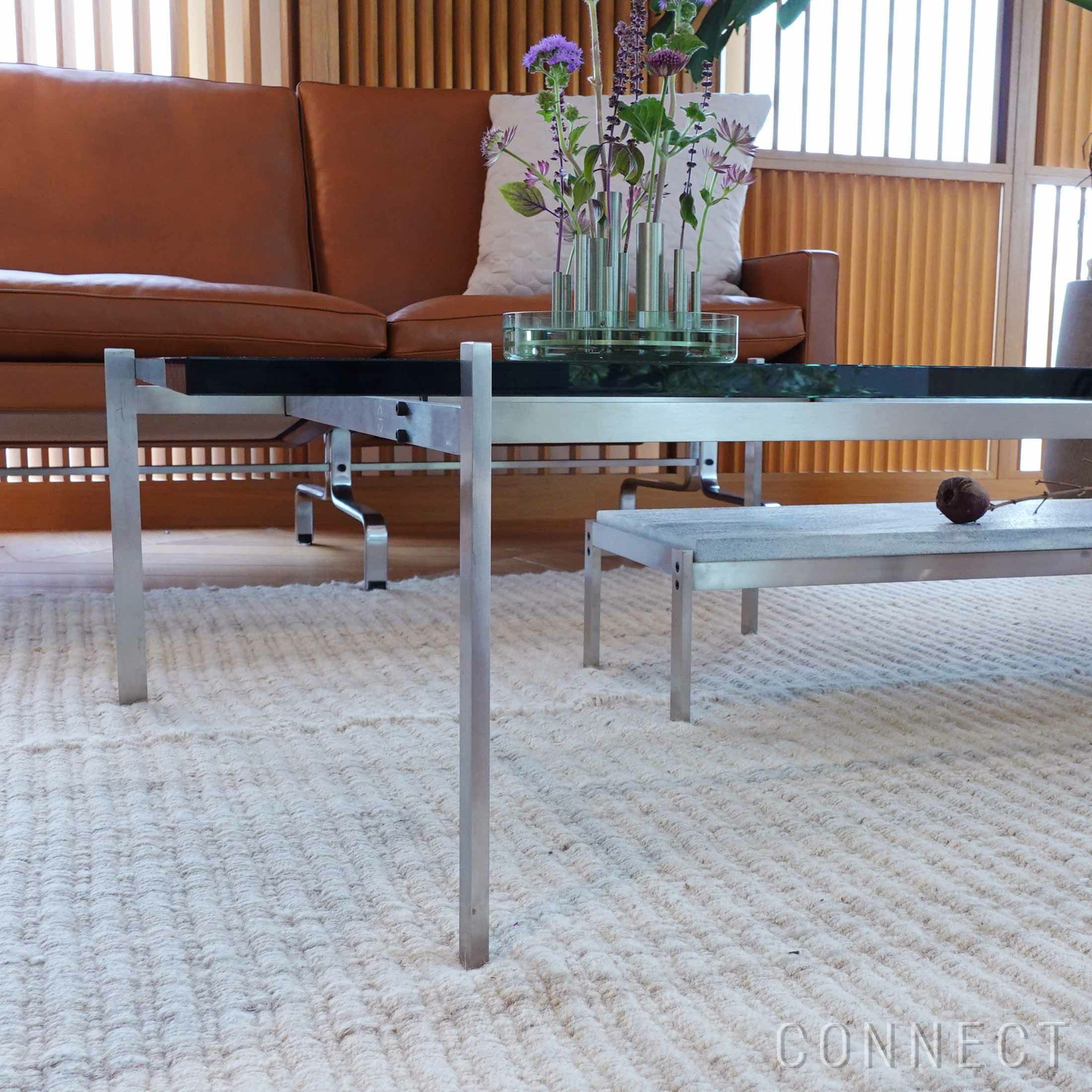 FRITZ HANSEN（フリッツ・ハンセン） / PK61 / ガラス / サテン仕上げステンレススチール / コーヒーテーブル / 80×80cm