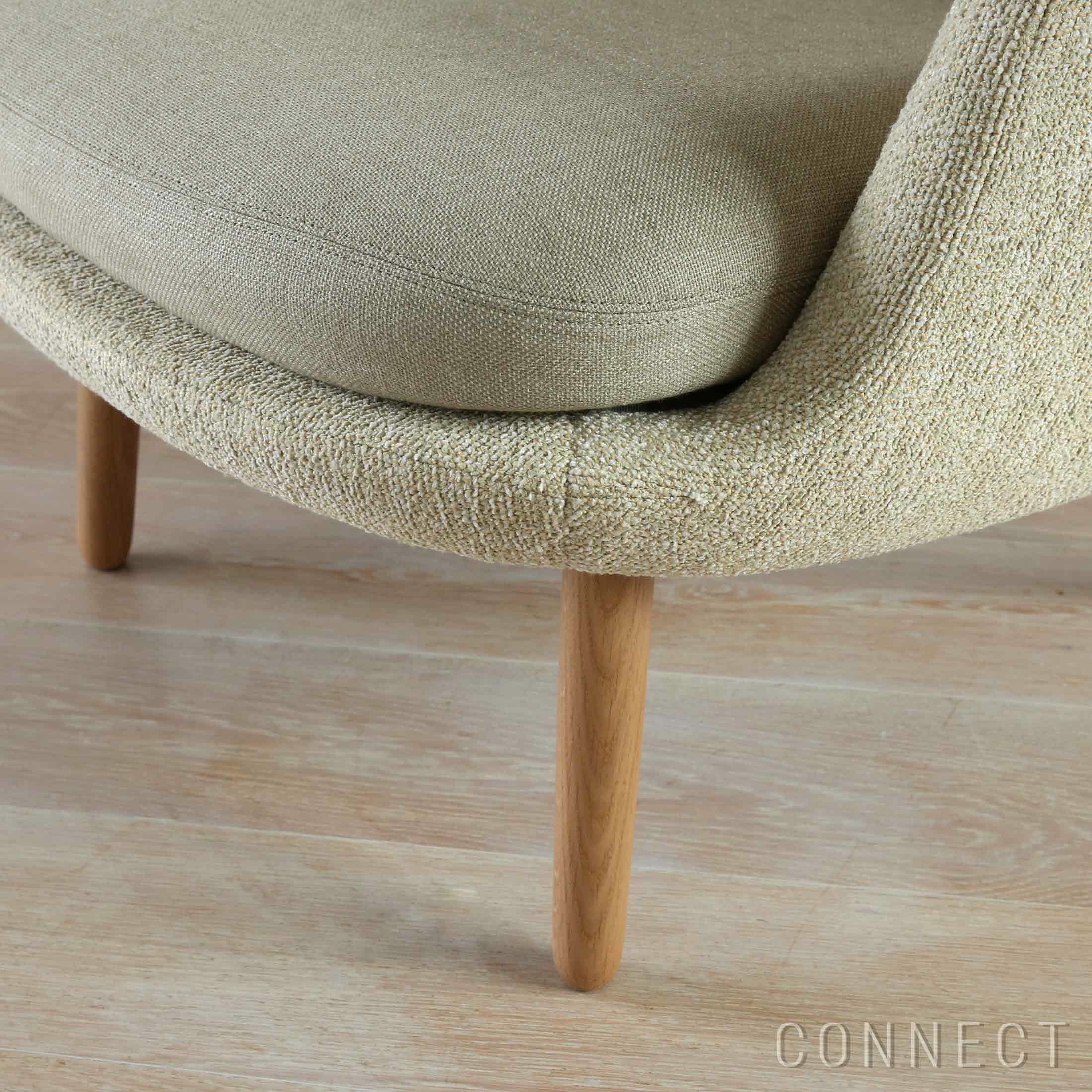 FRITZ HANSEN（フリッツ・ハンセン） / FRI（フリチェア） / ウッドベース / Sunniva（スニバ）233 ライトベージュ×Moss（モス）0019 / ラウンジチェア