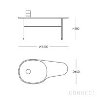 HOUSE OF FINN JUHL（ハウス・オブ・フィンユール） / ROSS COFFEE TABLE（トレイテーブル） / ウォルナット材・オイル仕上げ / コーヒーテーブル