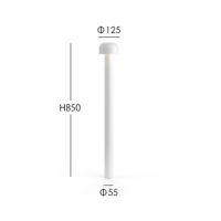 FLOS（フロス） / BELLHOP BOLLARD 850（ベルホップ ボラード） / H380 / 3000K / 全6色 / 庭園灯