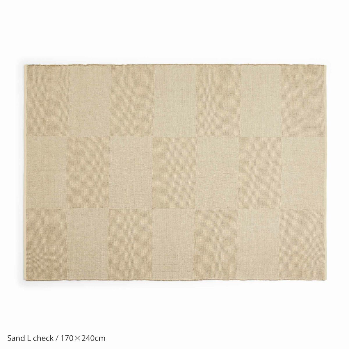 HAY（ヘイ） / CHECK RUG（チェック ラグ） / Sand L check / 170×240cm / ラグ