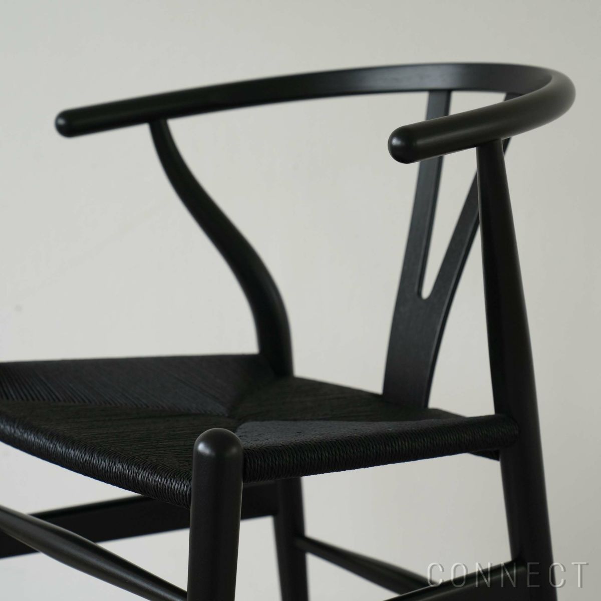 【Black Friday 2025限定モデル】【ポイント10倍】CH24 ユーカリ材・ブラック塗装 / ブラックペーパーコード / SH45cm / CARL HANSEN & SON （カール・ハンセン＆サン）