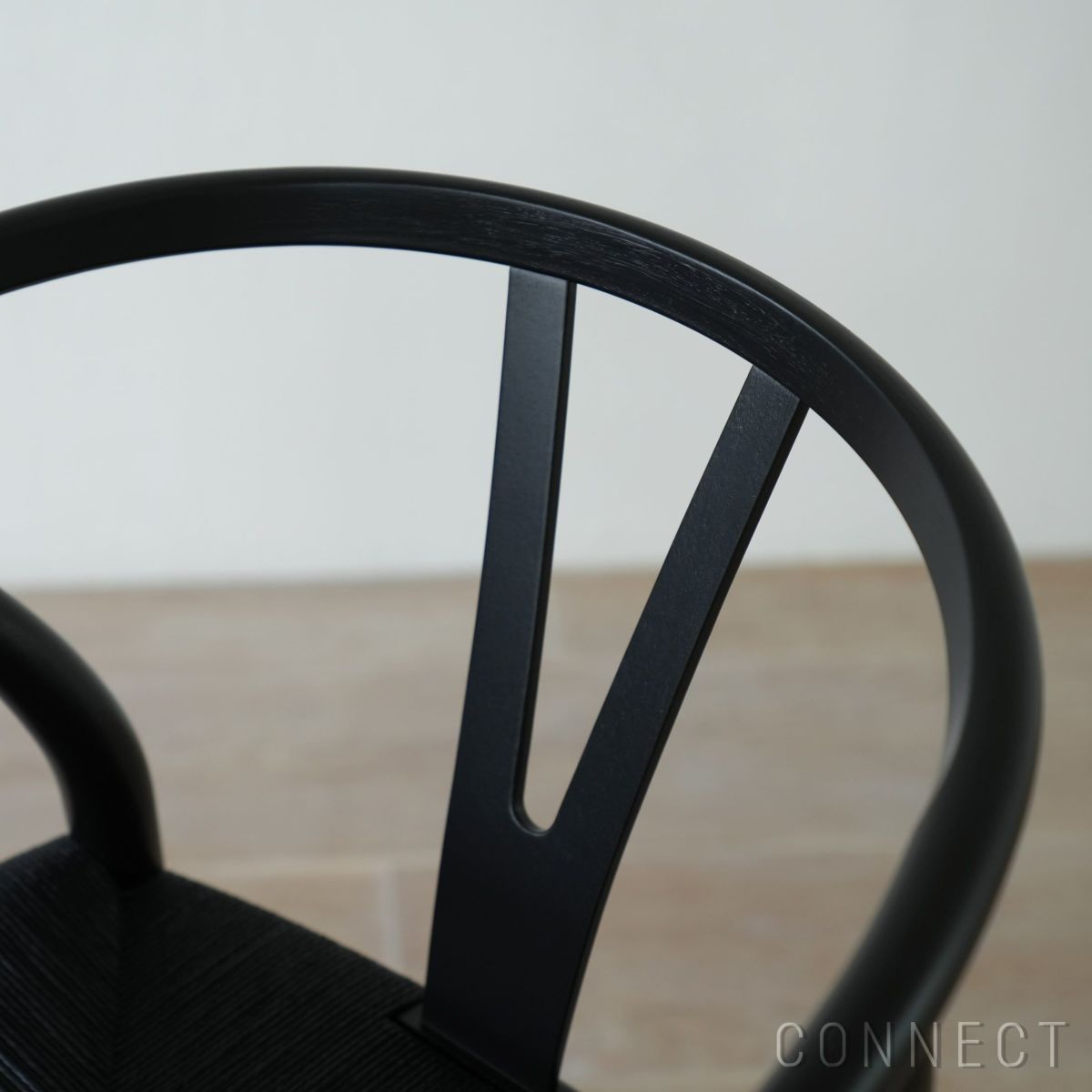 【Black Friday 2025限定モデル】【ポイント10倍】CH24 ユーカリ材・ブラック塗装 / ブラックペーパーコード / SH45cm / CARL HANSEN & SON （カール・ハンセン＆サン）