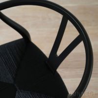 【Black Friday 2025限定モデル】【ポイント10倍】CH24 ユーカリ材・ブラック塗装 / ブラックペーパーコード / SH45cm / CARL HANSEN & SON （カール・ハンセン＆サン）