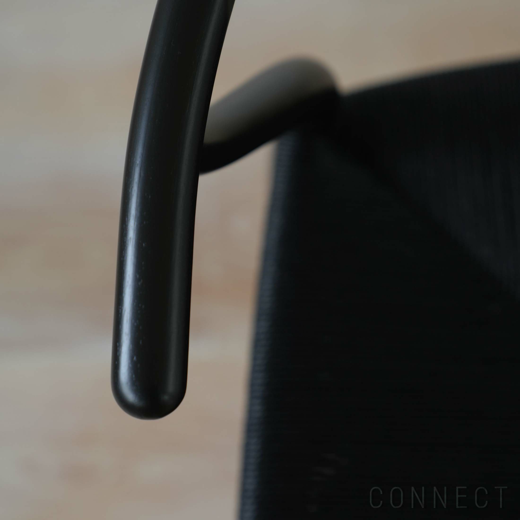 【Black Friday 2025限定モデル】【ポイント10倍】CH24 ユーカリ材・ブラック塗装 / ブラックペーパーコード / SH45cm / CARL HANSEN & SON （カール・ハンセン＆サン）