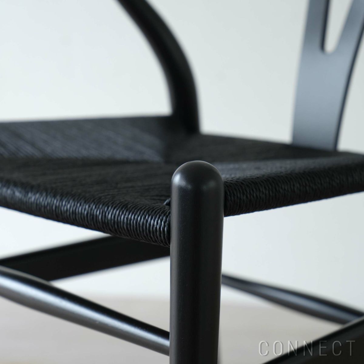 【Black Friday 2025限定モデル】【ポイント10倍】CH24 ユーカリ材・ブラック塗装 / ブラックペーパーコード / SH45cm / CARL HANSEN & SON （カール・ハンセン＆サン）