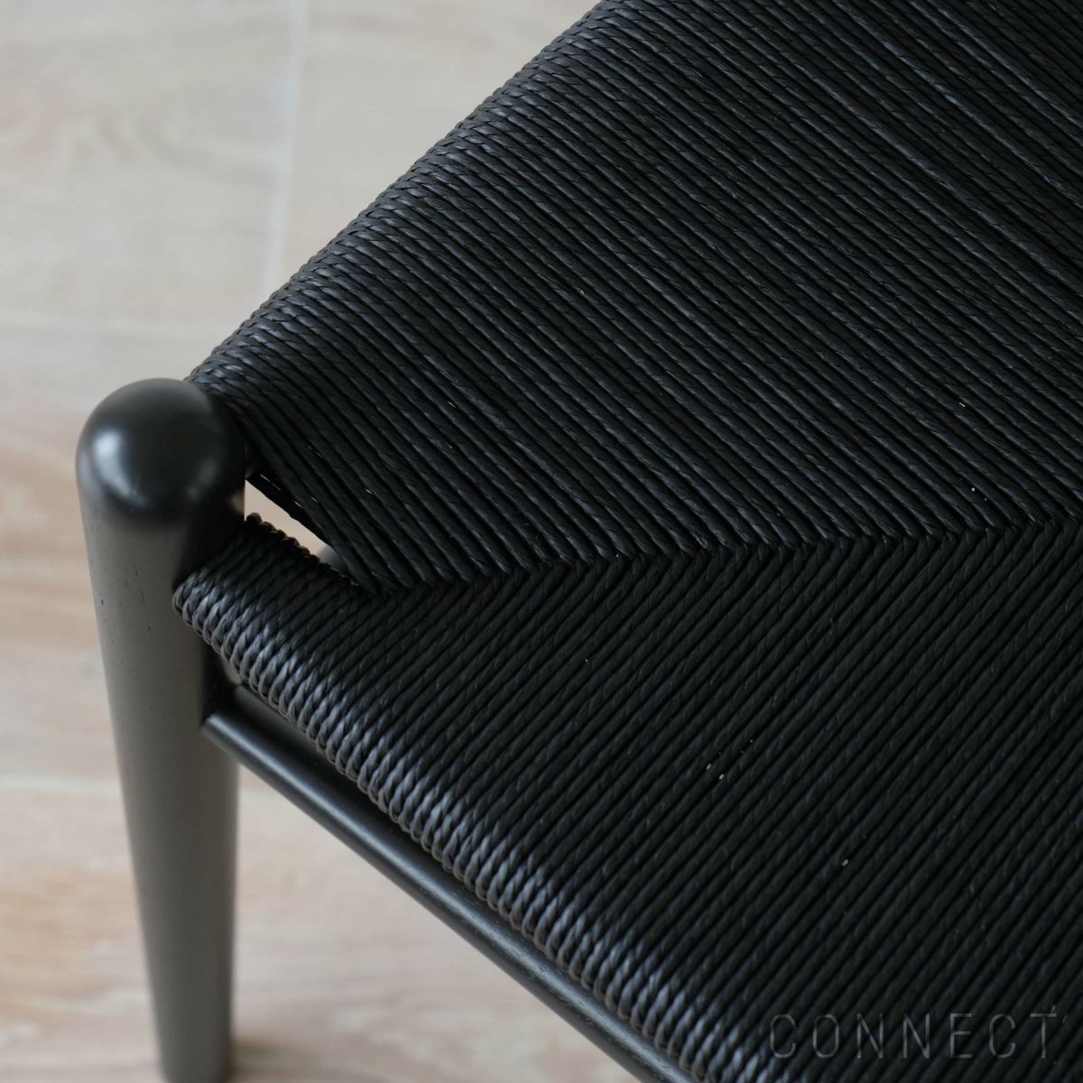 【Black Friday 2025限定モデル】【ポイント10倍】CH24 ユーカリ材・ブラック塗装 / ブラックペーパーコード / SH45cm / CARL HANSEN & SON （カール・ハンセン＆サン）