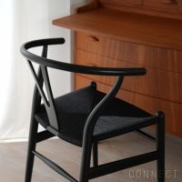 【Black Friday 2025限定モデル】【ポイント10倍】CH24 ユーカリ材・ブラック塗装 / ブラックペーパーコード / SH45cm / CARL HANSEN & SON （カール・ハンセン＆サン）