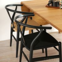 【Black Friday 2025限定モデル】【ポイント10倍】CH24 ユーカリ材・ブラック塗装 / ブラックペーパーコード / SH45cm / CARL HANSEN & SON （カール・ハンセン＆サン）