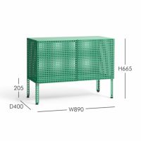 HAY（ヘイ） /PERFORATED CABINET FLOOR（パーフォレイテッド キャビネット フロア） / Sサイズ / 全4色 / キャビネット