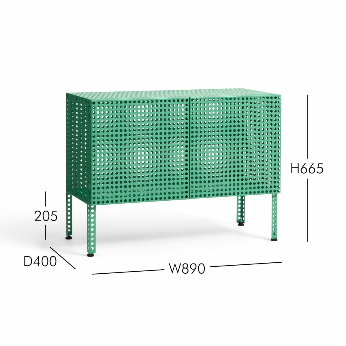 HAY（ヘイ） /PERFORATED CABINET FLOOR（パーフォレイテッド キャビネット フロア） / Sサイズ / 全4色 / キャビネット