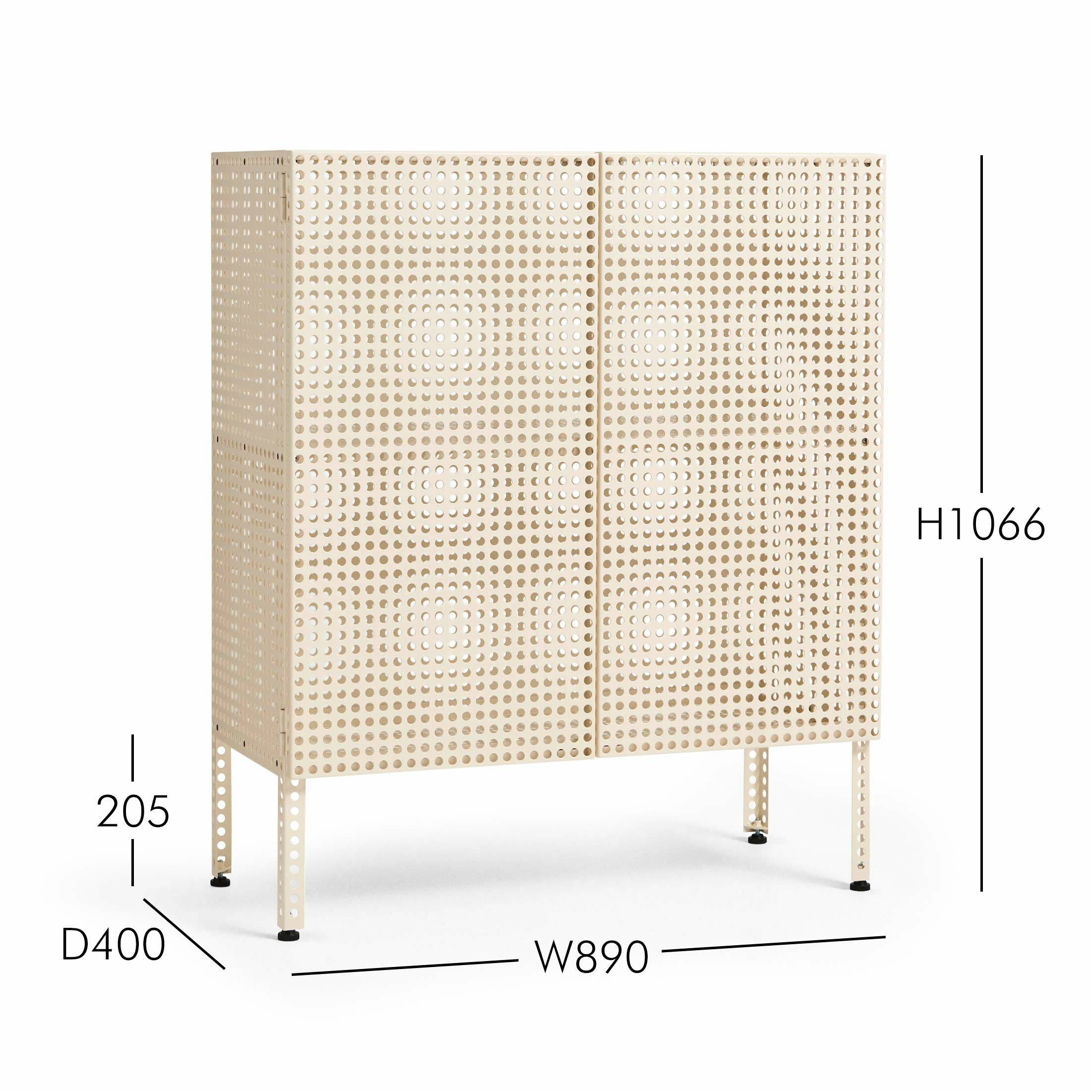 HAY（ヘイ） / PERFORATED CABINET FLOOR（パーフォレイテッド キャビネット フロア） / Mサイズ / 全2色 / キャビネット