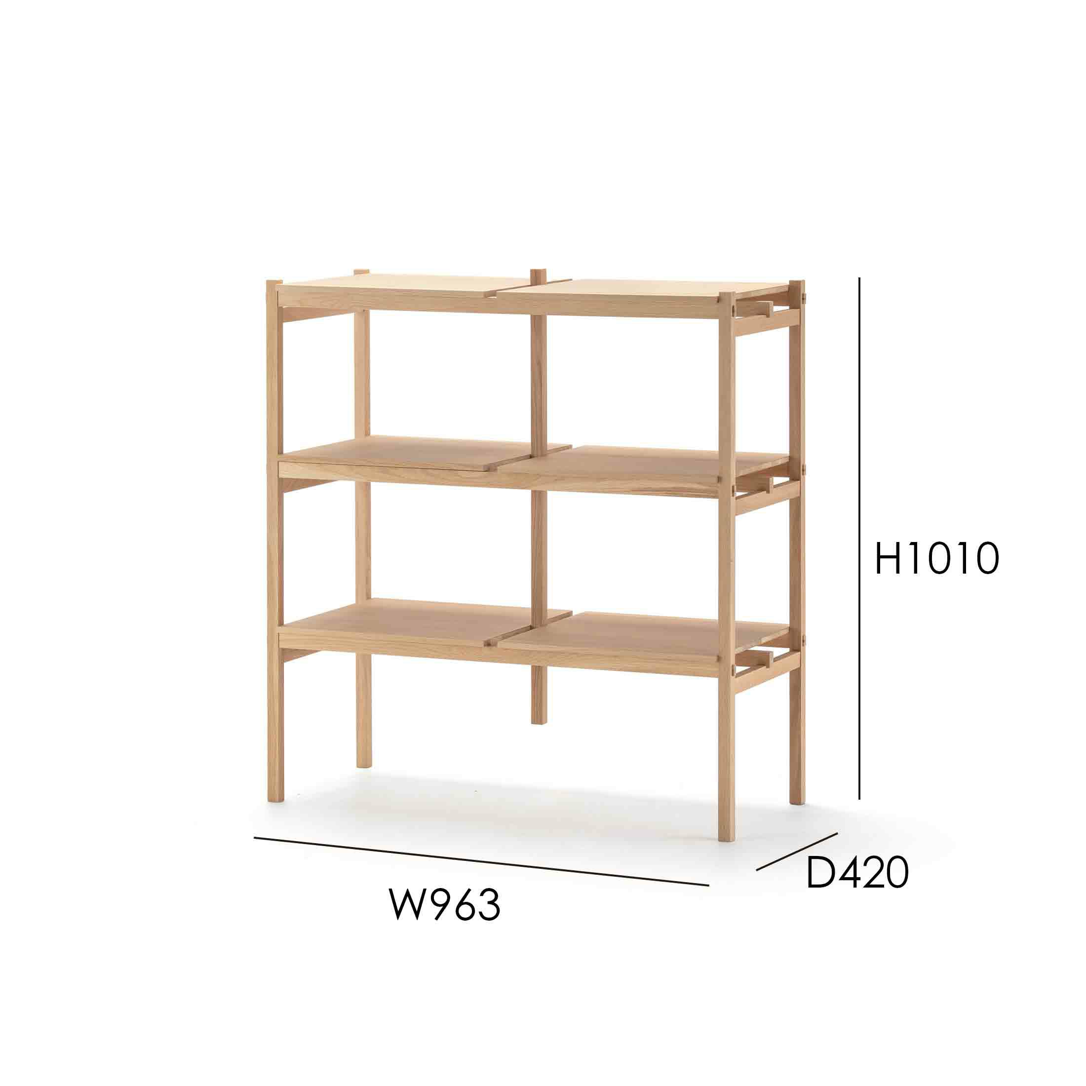 Karimoku Case（カリモクケース） / KINUTA N-SS01 / 2×2 / ノームシェルフ