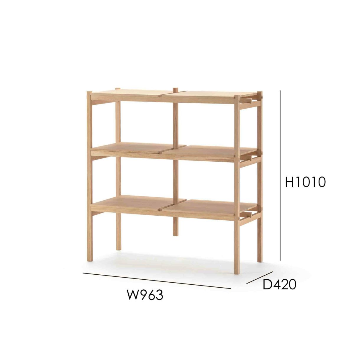 Karimoku Case（カリモクケース） / KINUTA N-SS01 / 2×2 / ノームシェルフ
