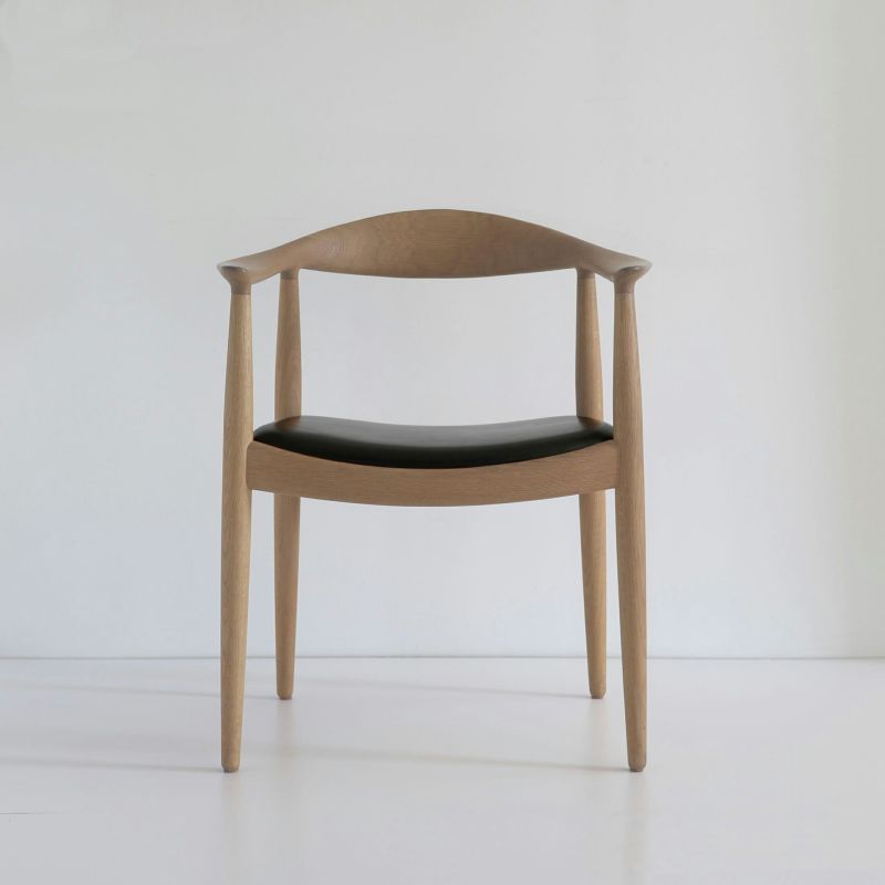 PP Mobler（PPモブラー） / PP503 The Chair（ザ チェア） / オーク材・ソープ仕上げ / スタンダードレザー（Black）
