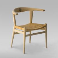 PP Mobler（PPモブラー） / PP518 Bull Chair（ブルチェア） / アッシュ材・ソープ仕上げ / Cane seat（籐張り）