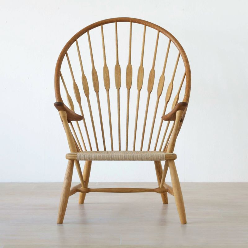 PP Mobler（PPモブラー） / PP550 Peacock Chair（ピーコックチェア） / オーク材・オイル仕上げ / アーム：チーク材 / ナチュラルペーパーコード