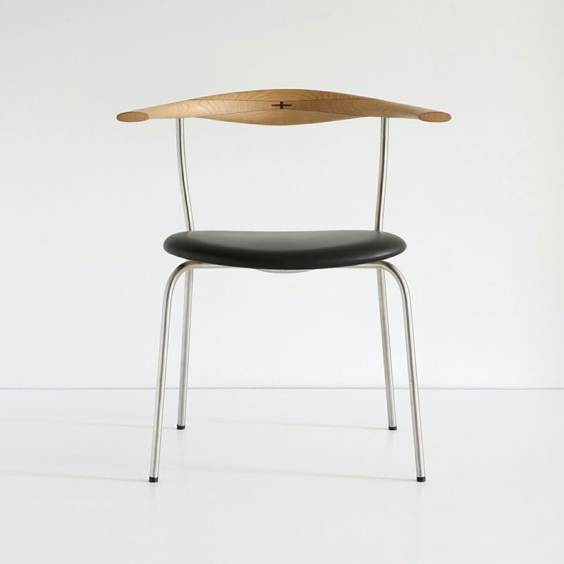 PP Mobler（PPモブラー） / PP701 チェア / オーク材・ソープ仕上げ / エルモソフトレザー（Black）