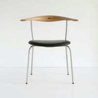 PP Mobler（PPモブラー） / PP701 チェア / オーク材・ソープ仕上げ / エルモソフトレザー（Black）