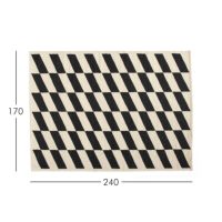 HAY（ヘイ） / SHIFT KELIM RUG（シフト キリム ラグ） / ブラック / 170×240cm / ラグ