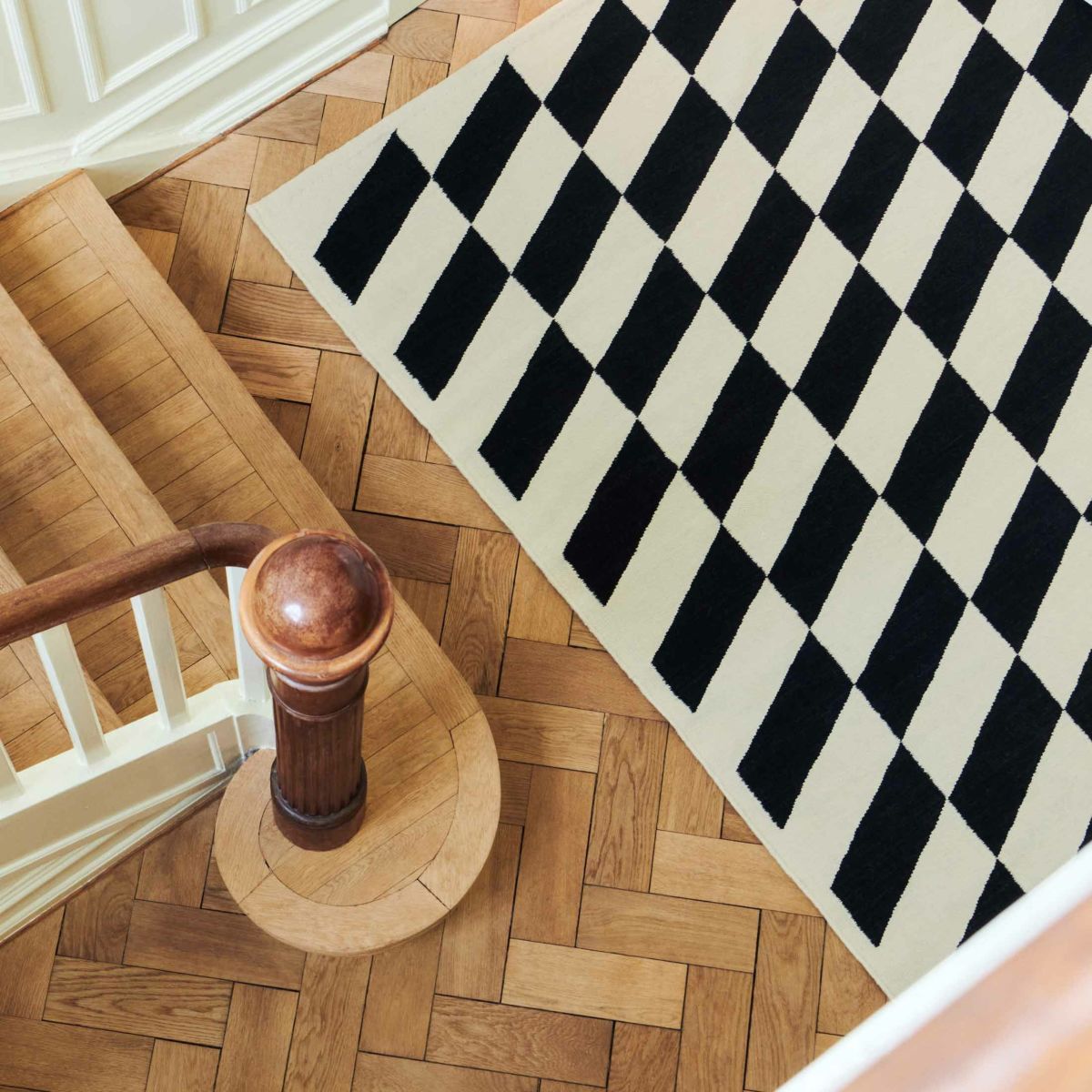 HAY（ヘイ） / SHIFT KELIM RUG（シフト キリム ラグ） / ブラック / 170×240cm / ラグ