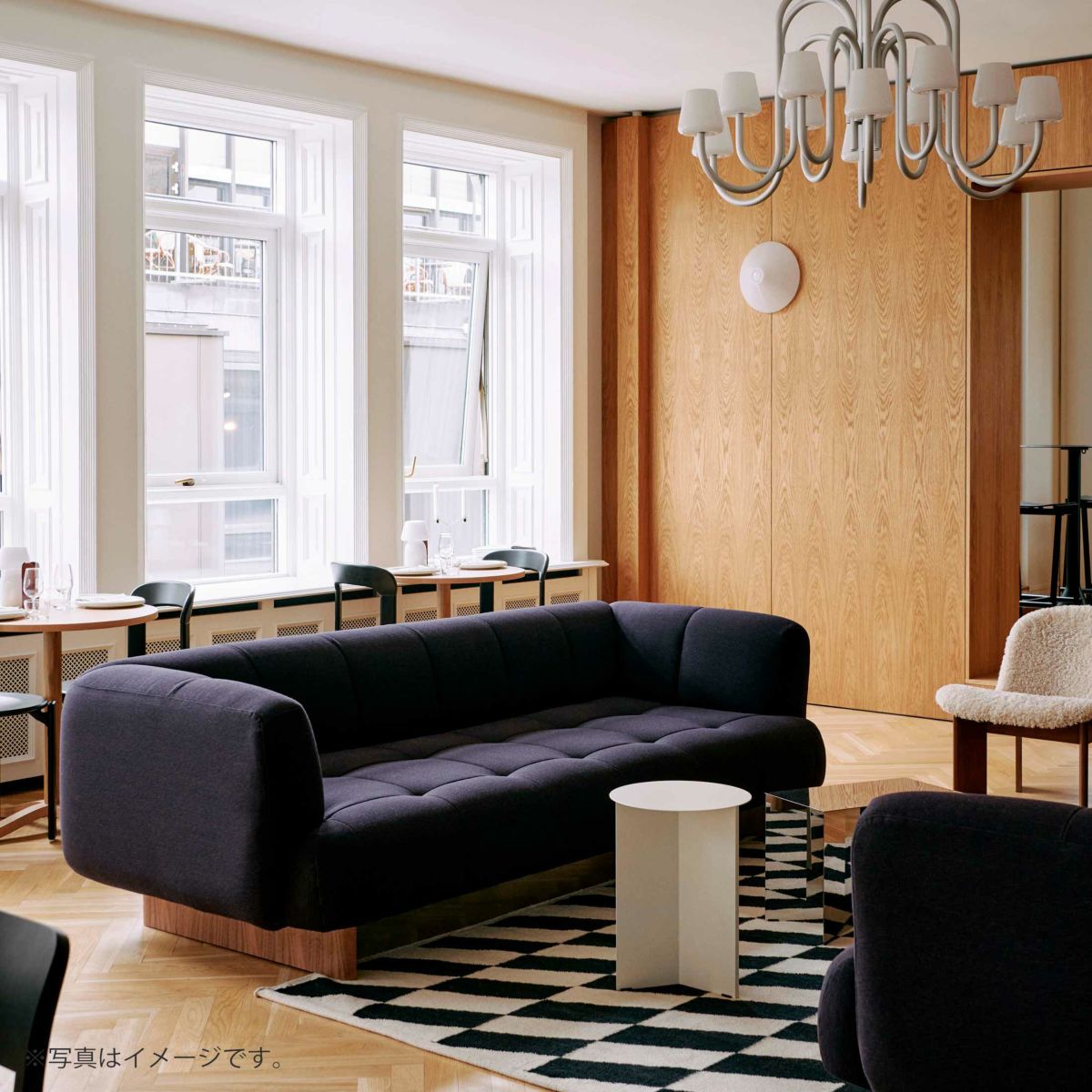 HAY（ヘイ） / SHIFT KELIM RUG（シフト キリム ラグ） / ブラック / 170×240cm / ラグ