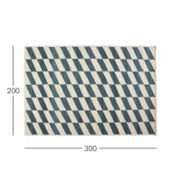 HAY（ヘイ） / SHIFT KELIM RUG（シフト キリム ラグ） / ブルー / 200×300cm / ラグ